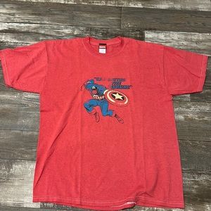y2k marvel captain america shirt